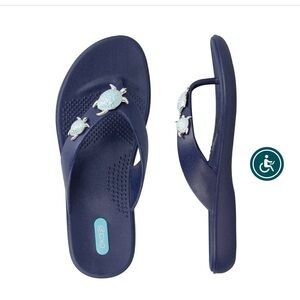OKA b. Theresa Sandals with Turtle Details